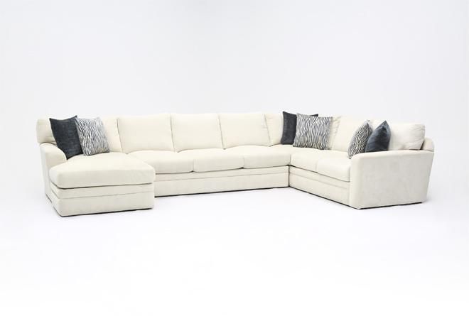 Glamour II 3 Piece Sectional | Living Spaces | Living spaces couch .