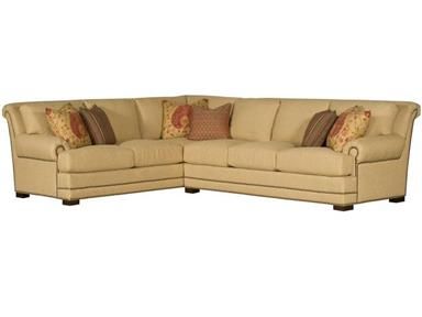 King Hickory Barclay Fabric Sectional 4662-SECT | Fabric sectional .