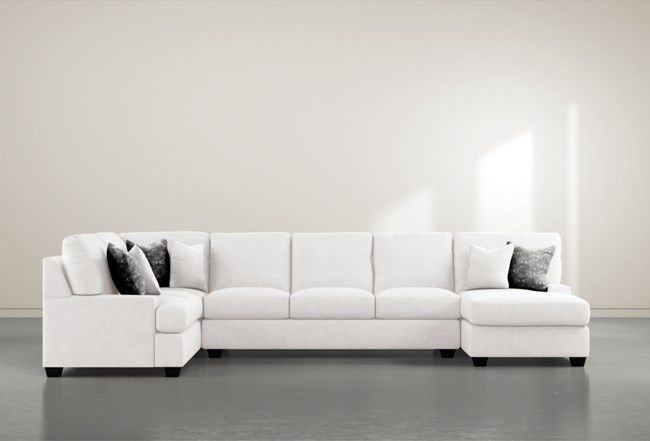 Harper Down II 3 Piece Sectional With Right Arm Facing Chaise | 3 .