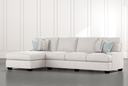 Harper Foam II 2 Piece Sectional With Left Arm Facing Chaise .