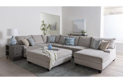 Harper Foam II 3 Piece Sectional With Left Arm Facing Chaise .