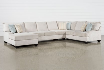 Harper Foam II 3 Piece Sectional With Left Arm Facing Chaise .