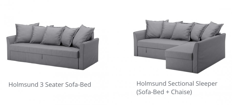 IKEA Holmsund Sleeper Sofa / Sofa-Bed Revi