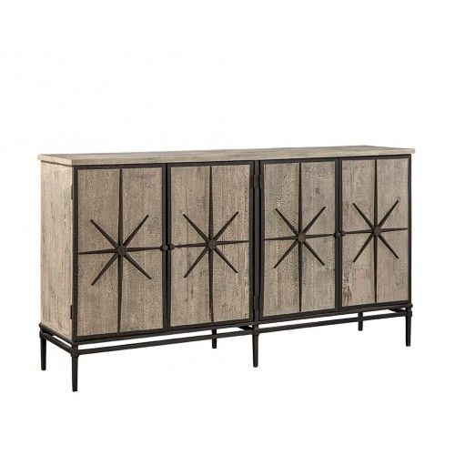 4 Star Iron & Reclaimed Pine Sideboard Cabinet | Furniture .