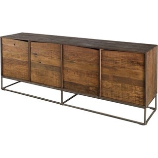 Shop Mercana Hans Iron/Wood Sideboard - Overstock - 242507