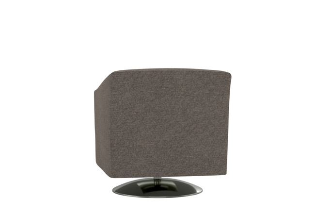 Loft Dark Grey Swivel Accent Chair | Living Spac