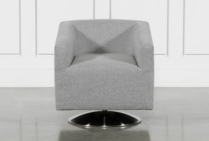 Loft Smokey Swivel Accent Chair | Living Spac