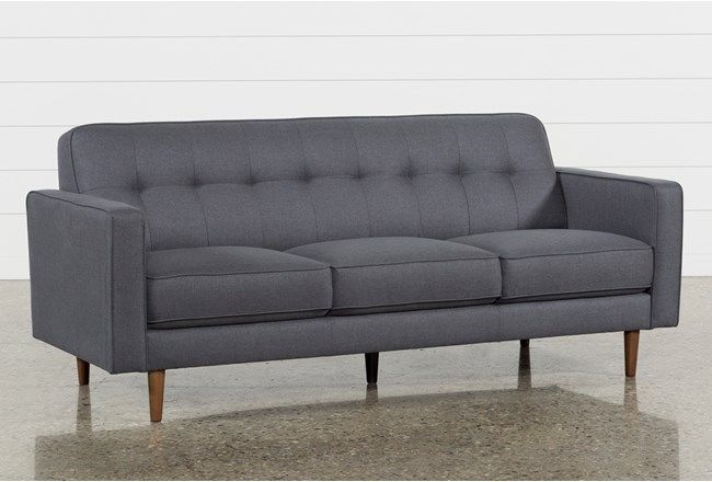 London Dark Grey Sofa | Dark gray sofa, Gray sofa living, Gray so