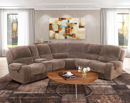 Lubbock Mocha Motion Sectional | Sectional, Sectional couch .