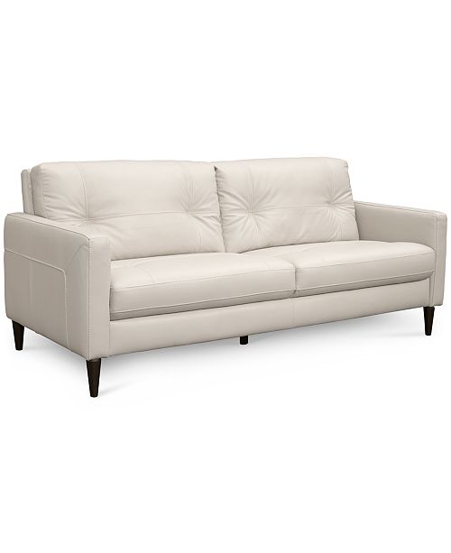 Furniture CLOSEOUT! Keaton 80" Leather Sofa, Created for Macy's .