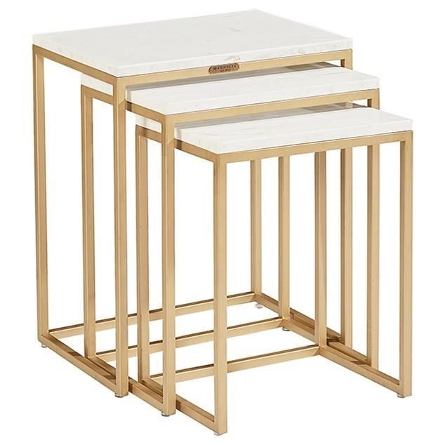 Magnolia Home by Joanna Gaines Modern Luxe Nesting Tables with .
