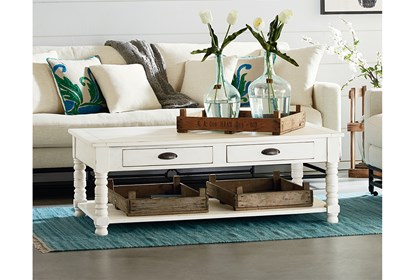 Magnolia Home Bobbin Cocktail Table By Joanna Gaines | Living Spac