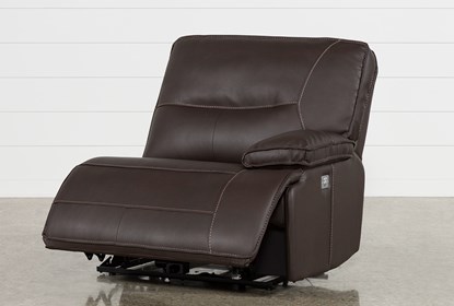 Marcus Chocolate Right Facing Power Recliner W/Power Headrest And .