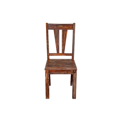 Loon Peak Marissa Solid Wood Slat Back Side Chair in Natural | Wayfa