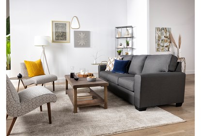 Mcdade Graphite Sofa | Living Spac
