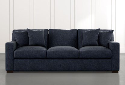 Mercer Foam II Navy Blue Sofa | Living Spac