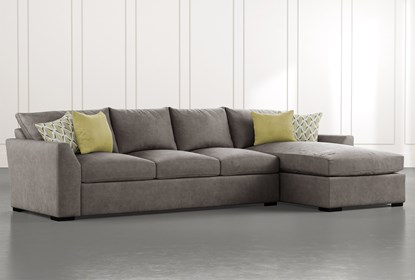 Cohen Foam II 2 Piece Sectional With Right Arm Facing Chaise .