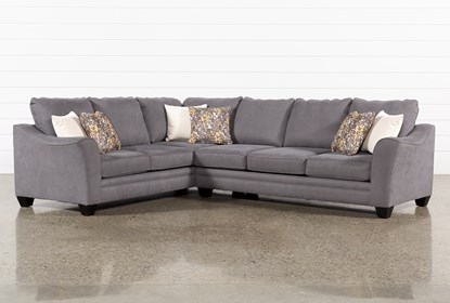 Mesa Foam II 2 Piece Sectional With Right Arm Facing Sofa | Living .
