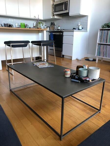 $75 · Cb2 mill metal coffee table — Nextdo