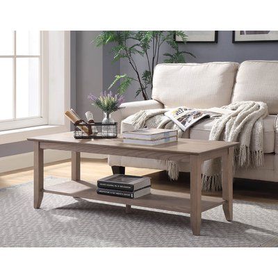 Andover Mills Haines Coffee Table | Coffee table with shelf .
