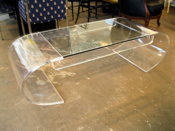 Modern Lucite Coffee Table | Coffee Tabl