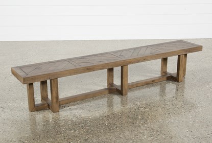 Palazzo 98 Inch Bench | Living Spac