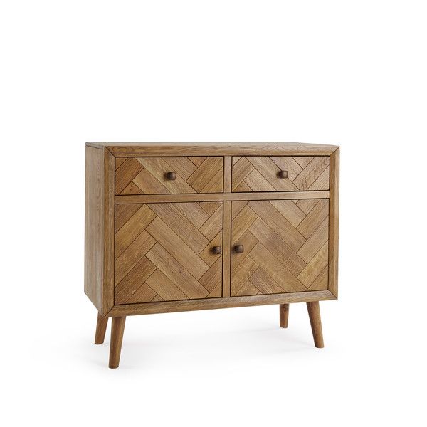 Brushed and Glazed Solid Oak Sideboards - Small Sideboard .