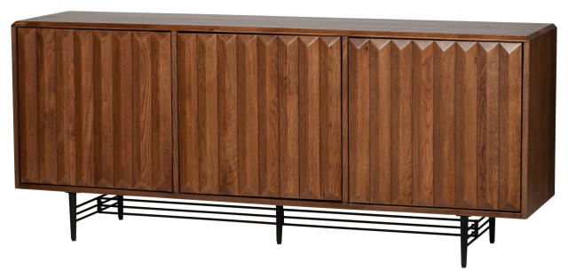 Logan Oak Sideboard - Midcentury - Buffets And Sideboards - by .