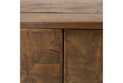 Reclaimed Pine & Iron Base 72 Inch Sideboard | Living Spac