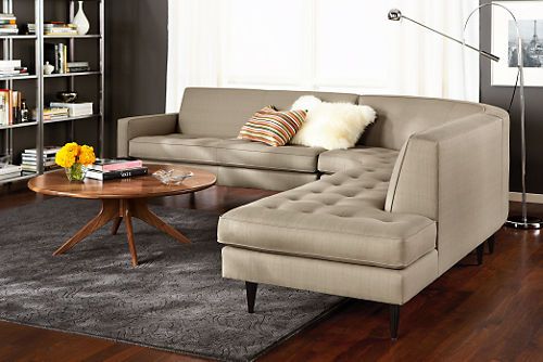 I love the simplicity of this sectional sofa. Reese Sectionals .
