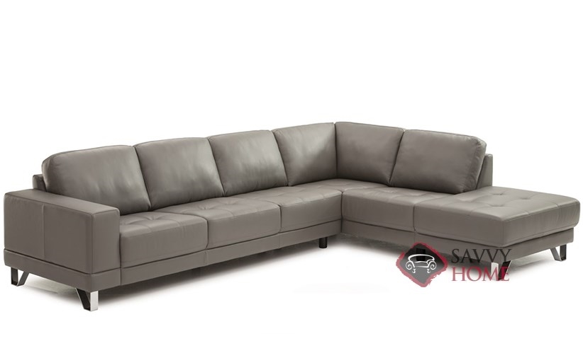 Seattle by Palliser Leather Stationary Chaise Sectional by .