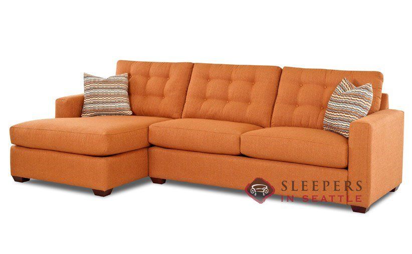 Savvy Liverpool Chaise Sectional Full Sleeper Sofa at Sleepers In .