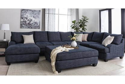 Sierra Down III 3 Piece Sectional With Left Arm Facing Chaise .