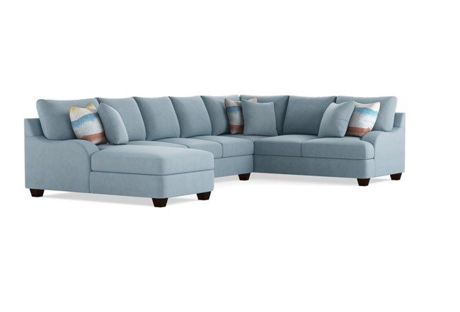 Sierra Down III 3 Piece Sectional With Left Arm Facing Chaise | 3 .