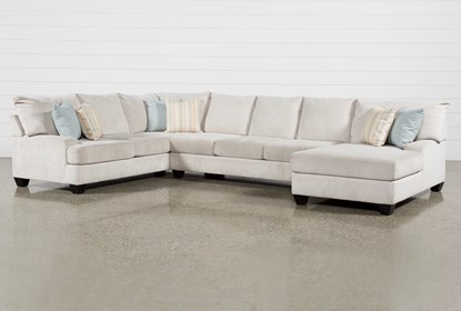 Harper Foam II 3 Piece Sectional With Right Arm Facing Chaise .