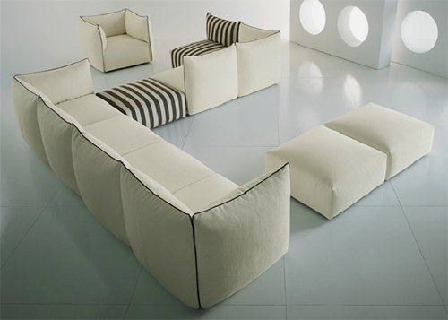 Modular Small Sofa that Can Converted Into Funny Sets – Settanta .