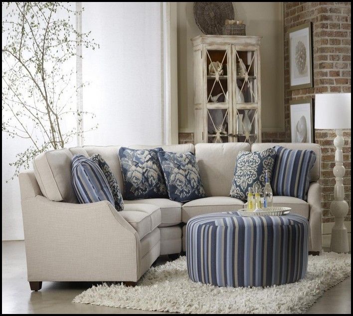 Small Scale Sectional Sofa | Small living room furniture, Small .