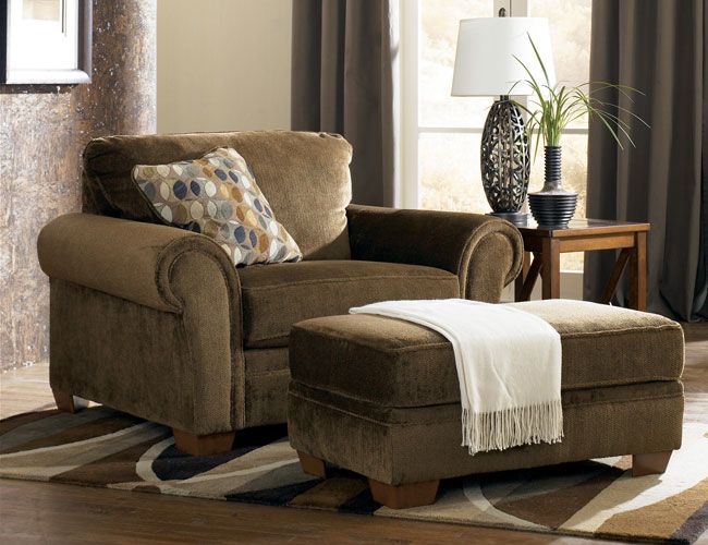 Oversized Chair and Ottoman | Oversized chair and ottoman .