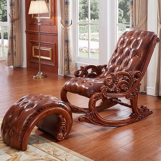 China Furniture Factory Wholesale Wood Rocking Chair with Sofa .
