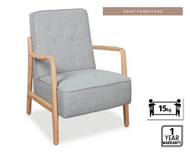 Fabric Accent Arm Chair - Tate Grey | Patio lounge furniture .