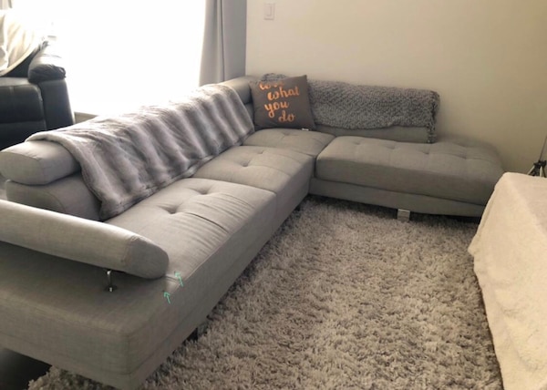 Sold Like new sofa sectional from the brick. in Burnaby - let
