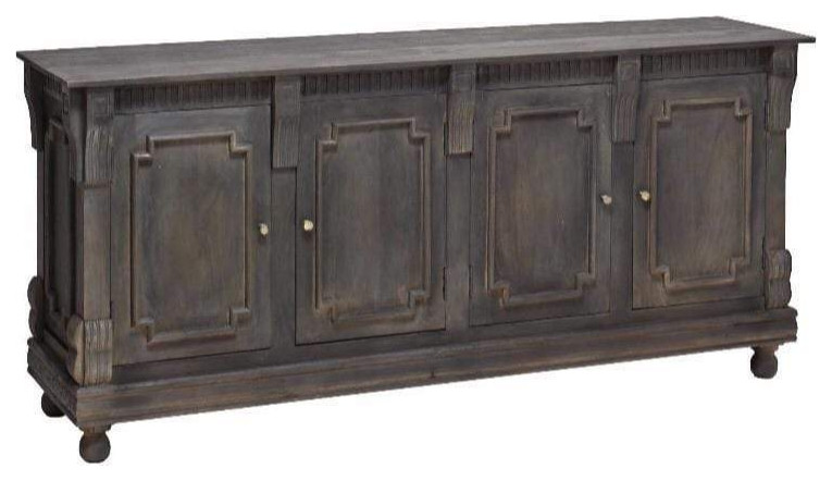 Tobias 4-Door Sideboard 36x80x20 - Traditional - Buffets And .