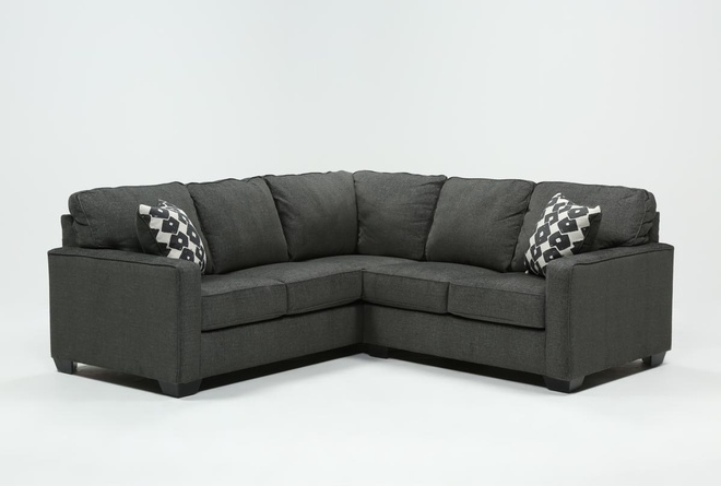 Turdur 2 Piece Sectional With Left Arm Facing Loveseat | Living Spac
