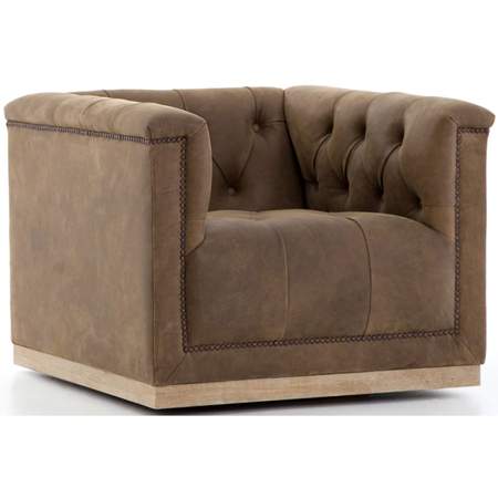 Maxx Swivel Chair, Umber Grey – High Fashion Ho