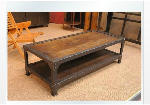 American country minimalist upscale vintage wood coffee table .