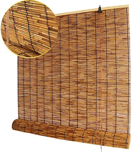 Amazon.com: Koovin Roller Blinds-Bamboo Shades-Reed Curtain .