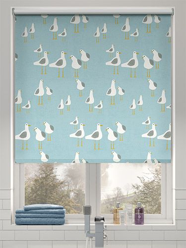 Splash Gulls Seaside Blue Roller Blind, this would look fab in a .