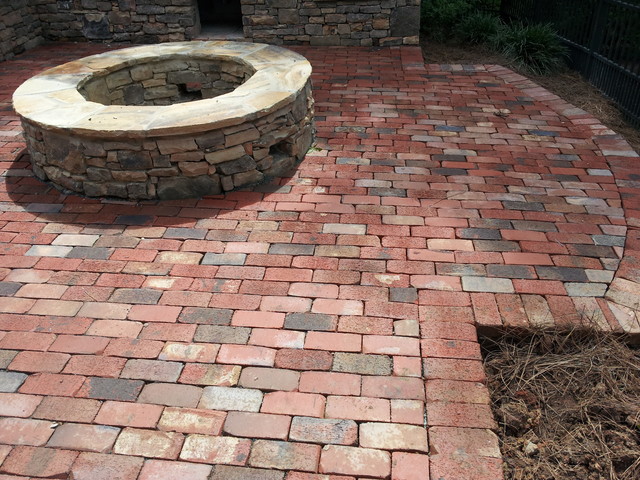 General Shale Brick Paver Patio - Modern - Patio - Charlotte - by .