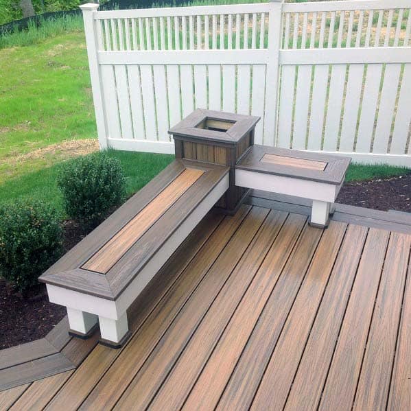 Top 60 Best Deck Bench Ideas - Built-In Outdoor Seating Desig