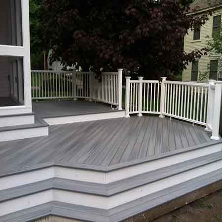 waterproof Sanding outdoor deck board with different colo